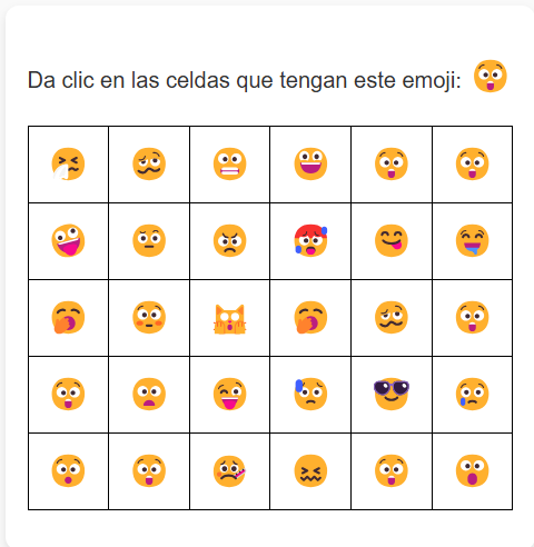 Encuentra el emoji